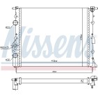 Radiateur Refroidissement Moteur Pour Renault Dacia Nissan 7701352896 8200049077