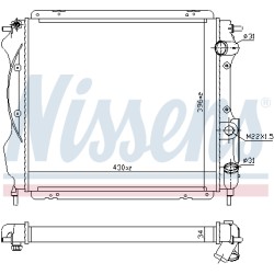 Radiateur Refroidissement Moteur Pour Renault Clio I 7700806576