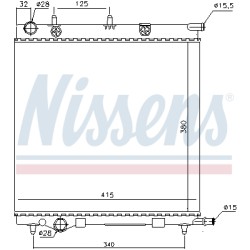 Radiateur Refroidissement Moteur Pour Peugeot Citroën DS 1330.C0 1301M6 1330.C2