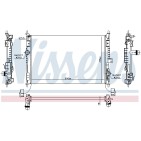 Radiateur Refroidissement Moteur Pour Peugeot Opel Toyota Citroën 9809141780