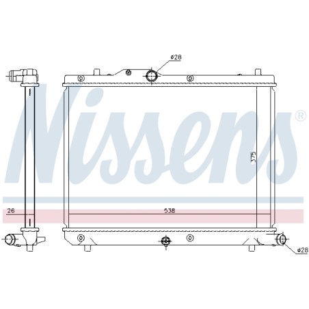 Radiateur Refroidissement Moteur Pour Suzuki Swift III 17700-62J50 1770062J50000