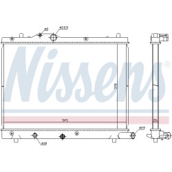 Radiateur Refroidissement Moteur Pour Suzuki Swift III 17700-72K50