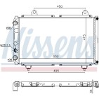 Radiateur Refroidissement Moteur Pour Peugeot Fiat Citroën 1300.J9 1300.K3
