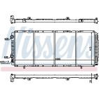 Radiateur Refroidissement Moteur Pour Peugeot Boxer Fiat Citroën 71735360