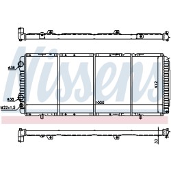 Radiateur Refroidissement Moteur Pour Peugeot Boxer Fiat Citroën 71735360