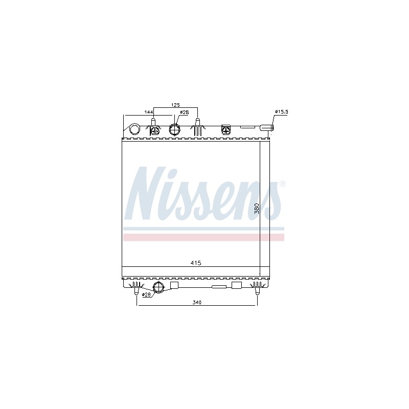 Radiateur Refroidissement Moteur Pour Peugeot 207 208 Citroën C3 II DS3