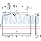 Radiateur Refroidissement Moteur Pour Suzuki Swift III 17700-62J00 1770062J00000