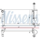 Radiateur Refroidissement Moteur Pour Fiat Panda 51779915 51779916 K51779915