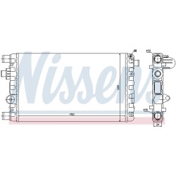 Radiateur Refroidissement Moteur Pour Fiat Seicento/600 - 46558704 K46558704