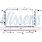 Radiateur Refroidissement Moteur Pour Peugeot Fiat Citroën 1301.JK 1307392080
