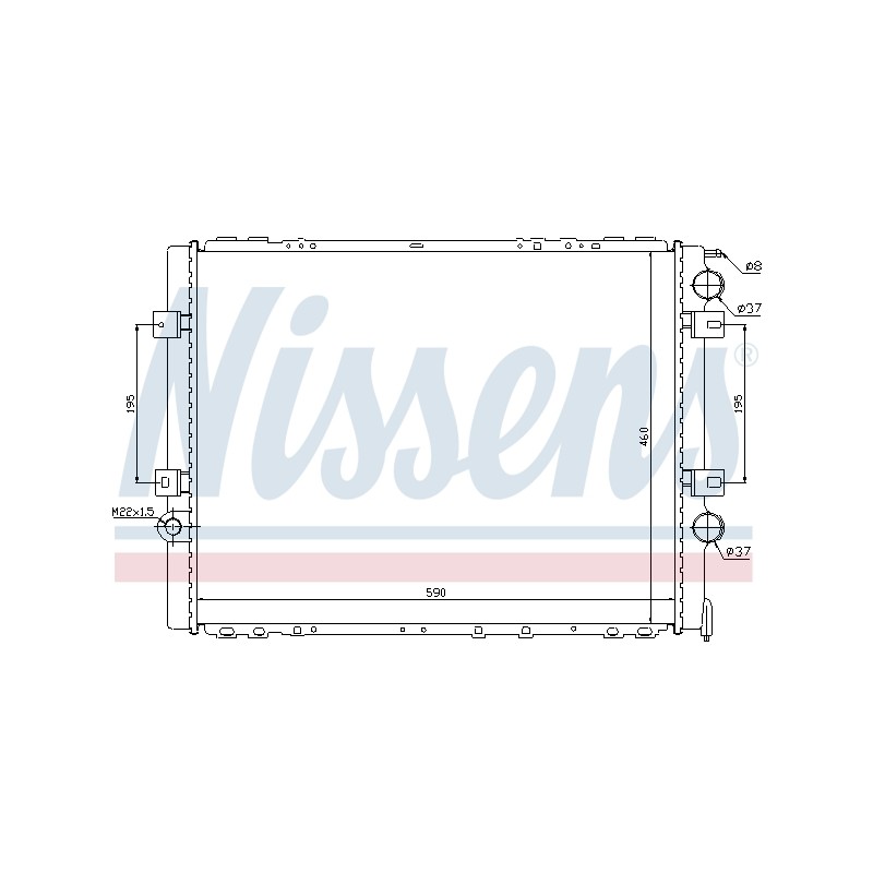Radiateur Refroidissement Moteur Pour Renault Mascott Master Pro Renault Trucks
