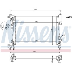 Radiateur Refroidissement Moteur Pour Opel Adam Corsa D E Vauxhall Adam
