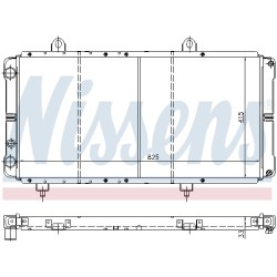 Radiateur Refroidissement Moteur Pour Peugeot J5 Alfa Romeo Citroën C25 7555444