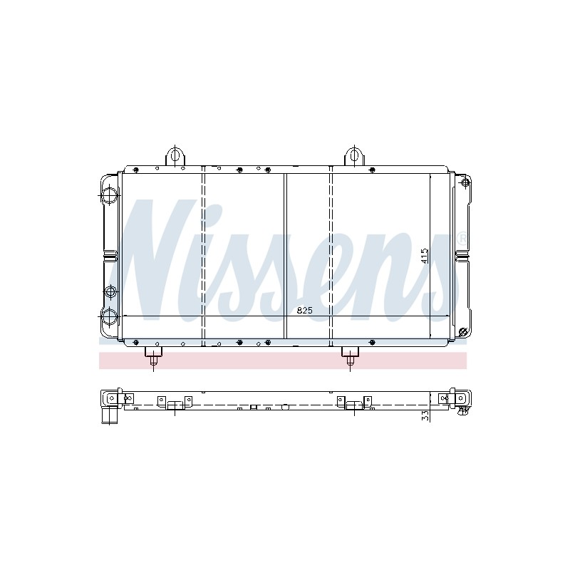 Radiateur Refroidissement Moteur Pour Peugeot J5 Alfa Romeo Citroën C25 7555444
