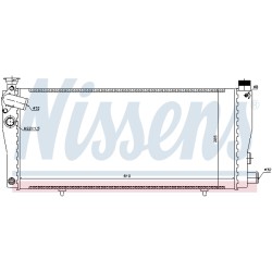 Radiateur Refroidissement Moteur Pour Peugeot 205 - I II 1300.K6 1300.K8 1300.X1