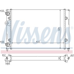 Radiateur Refroidissement Moteur Pour VW Golf III Vento 6N0.121.253A