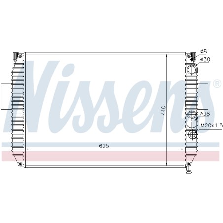 Radiateur Refroidissement Moteur Pour Iveco Daily II 503643946 938.18439