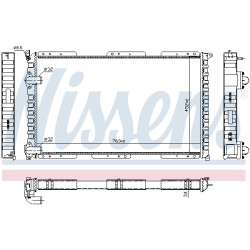 Radiateur Refroidissement Moteur Pour Renault Master II Opel Movano 7701499796