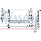 Radiateur Refroidissement Moteur Pour Peugeot 306 Citroën ZX 1301JJ 1301KG