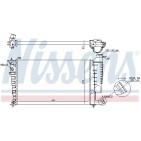 Radiateur Refroidissement Moteur Pour Peugeot 306 Citroën Xsara ZX