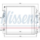 Radiateur Refroidissement Moteur Pour Renault Kangoo Nissan Kubistar 7701473785