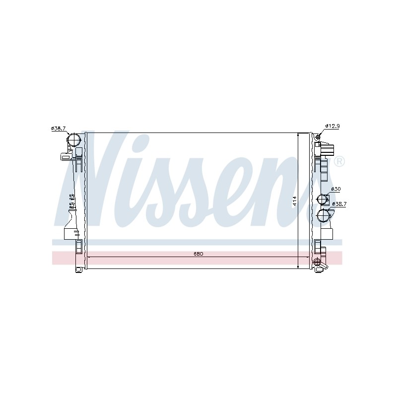 Radiateur Refroidissement Moteur Pour MERCEDES Viano Vito