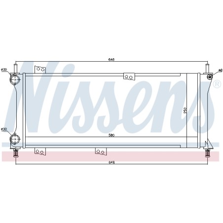 Radiateur Refroidissement Moteur Pour Fiat Panda 46777410 46825900 51702859