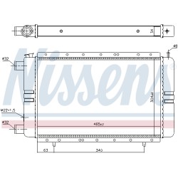Radiateur Refroidissement Moteur Pour Renault 18 Fuego Trafic 7700657109