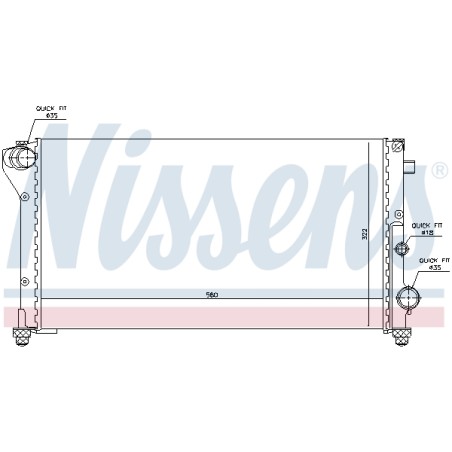 Radiateur Refroidissement Moteur Pour Fiat Panda 46798743 51729373 51773194