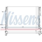 Radiateur Refroidissement Moteur Pour Renault Espace III Laguna I 7701045345