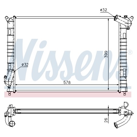 Radiateur Refroidissement Moteur Pour Mini Mini 1711.7.570.489 17117578489