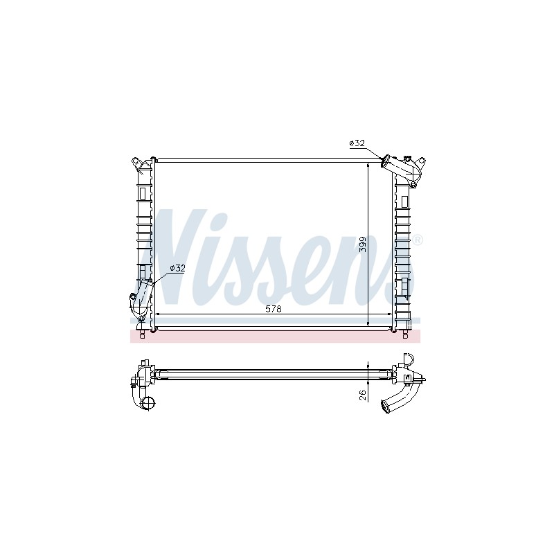 Radiateur Refroidissement Moteur Pour Mini Mini 1711.7.570.489 17117578489
