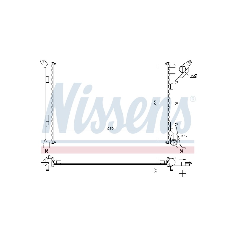 Radiateur Refroidissement Moteur Pour Mini Mini 1475552 17101475552 17107535902