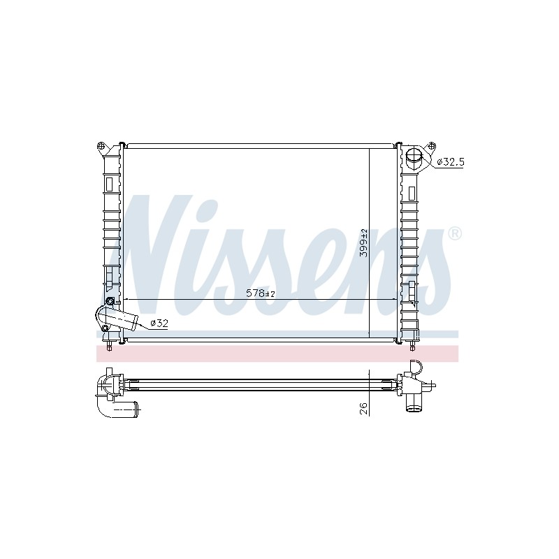 Radiateur Refroidissement Moteur Pour Mini Mini 1710.7.509.714 17117570821