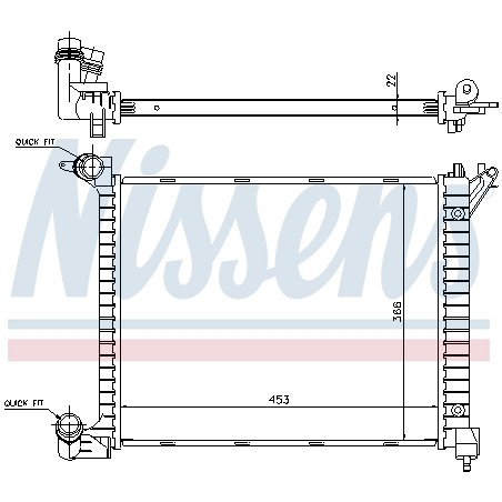 Radiateur Refroidissement Moteur Pour Mini Mini 1711.7.788.753 7.788.753