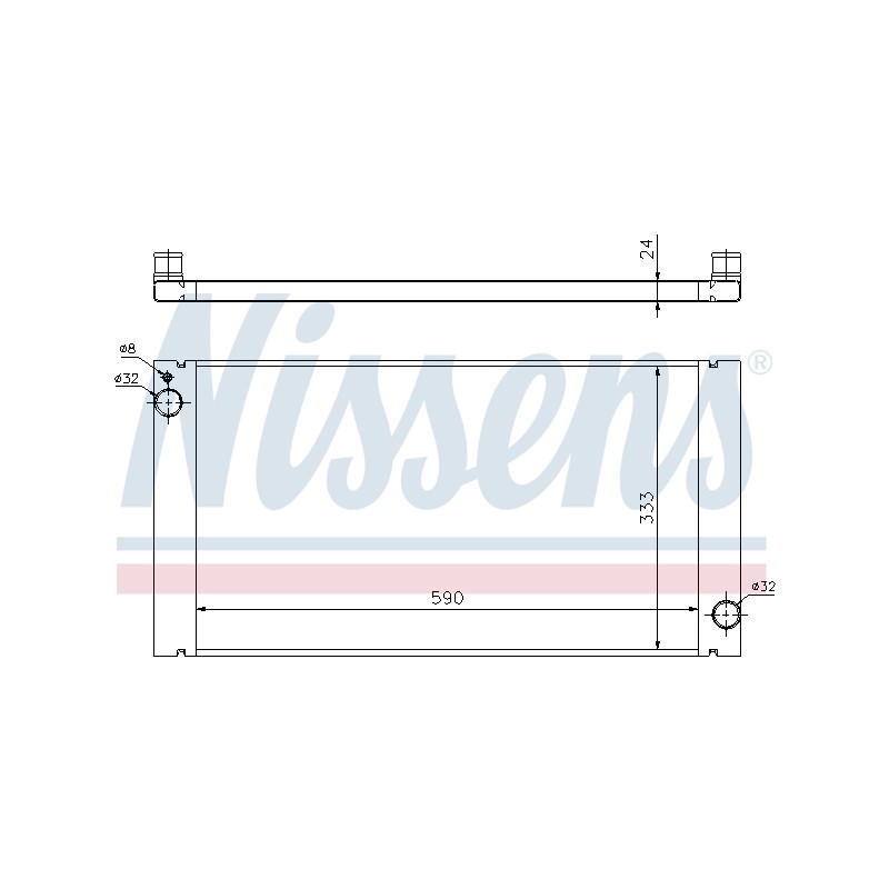 Radiateur Refroidissement Moteur Pour Mini Mini Clubman Clubvan 1711.2.751.275