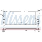 Radiateur Refroidissement Moteur Pour Opel Chevrolet Vauxhall 1300152 52459323