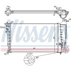 Radiateur Refroidissement Moteur Pour Peugeot 306 1301.L8 1301.L9 1301.MO