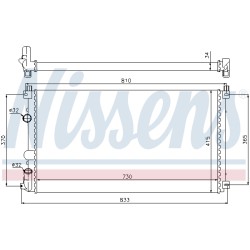 Radiateur Refroidissement Moteur Pour Opel Movano 4415064 4415066 4415068