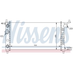 Radiateur Refroidissement Moteur Pour Opel Combo/Monospace Corsa B Tigra