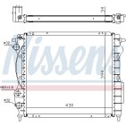 Radiateur Refroidissement Moteur Pour Renault Clio I Rapid 7700806575 7701412009