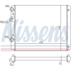 Radiateur Refroidissement Moteur Pour VW Lupo Polo Seat Arosa
