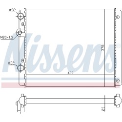 Radiateur Refroidissement Moteur Pour VW Lupo Polo Seat Arosa