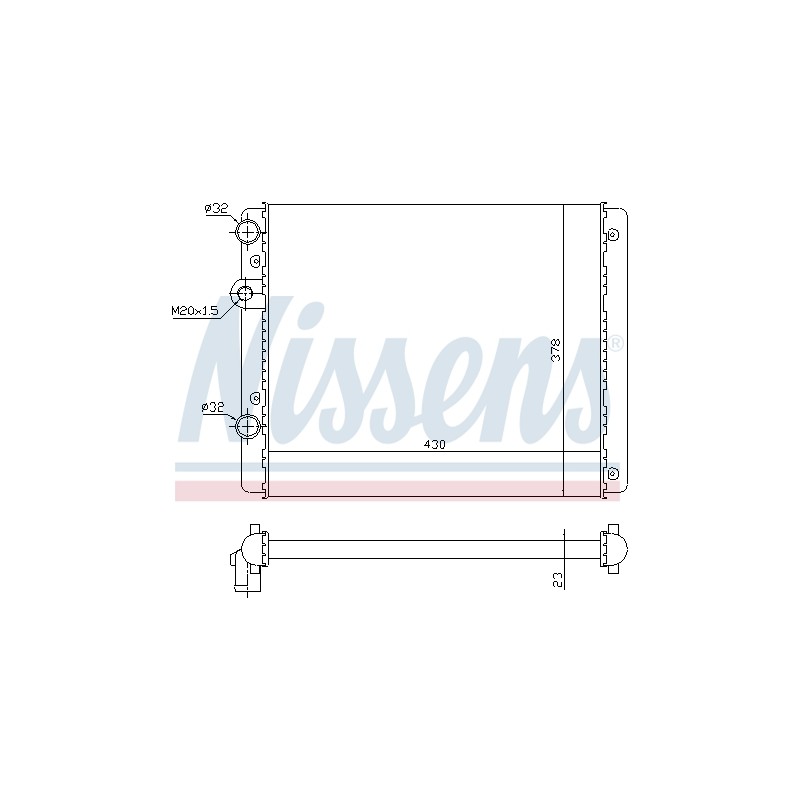 Radiateur Refroidissement Moteur Pour VW Lupo Polo Seat Arosa