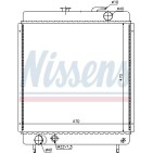 Radiateur Refroidissement Moteur Pour Peugeot J7 J9 1300.C1