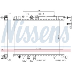 Radiateur Refroidissement Moteur Pour Peugeot 206 206+ 307 308 2008 I Partner
