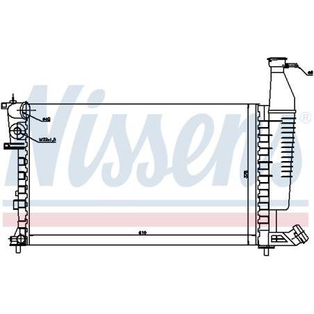 Radiateur Refroidissement Moteur Pour Peugeot Partner Citroën Berlingo 1330.08