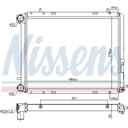 Radiateur Refroidissement Moteur Pour Renault 19 I II Trafic 7701395102