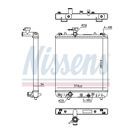 Radiateur Refroidissement Moteur Pour Suzuki Ignis I 17700-80G00 1770080G00A00