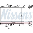 Radiateur Refroidissement Moteur Pour Peugeot 607 Citroën C5 I